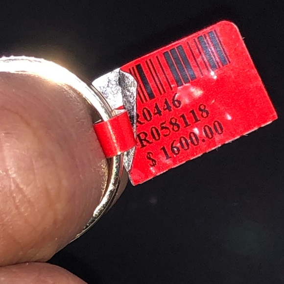 REAL DIAMOND .55ct BRIDAL RING SET NOT CZ NOT FAKE - Picture 6 of 12